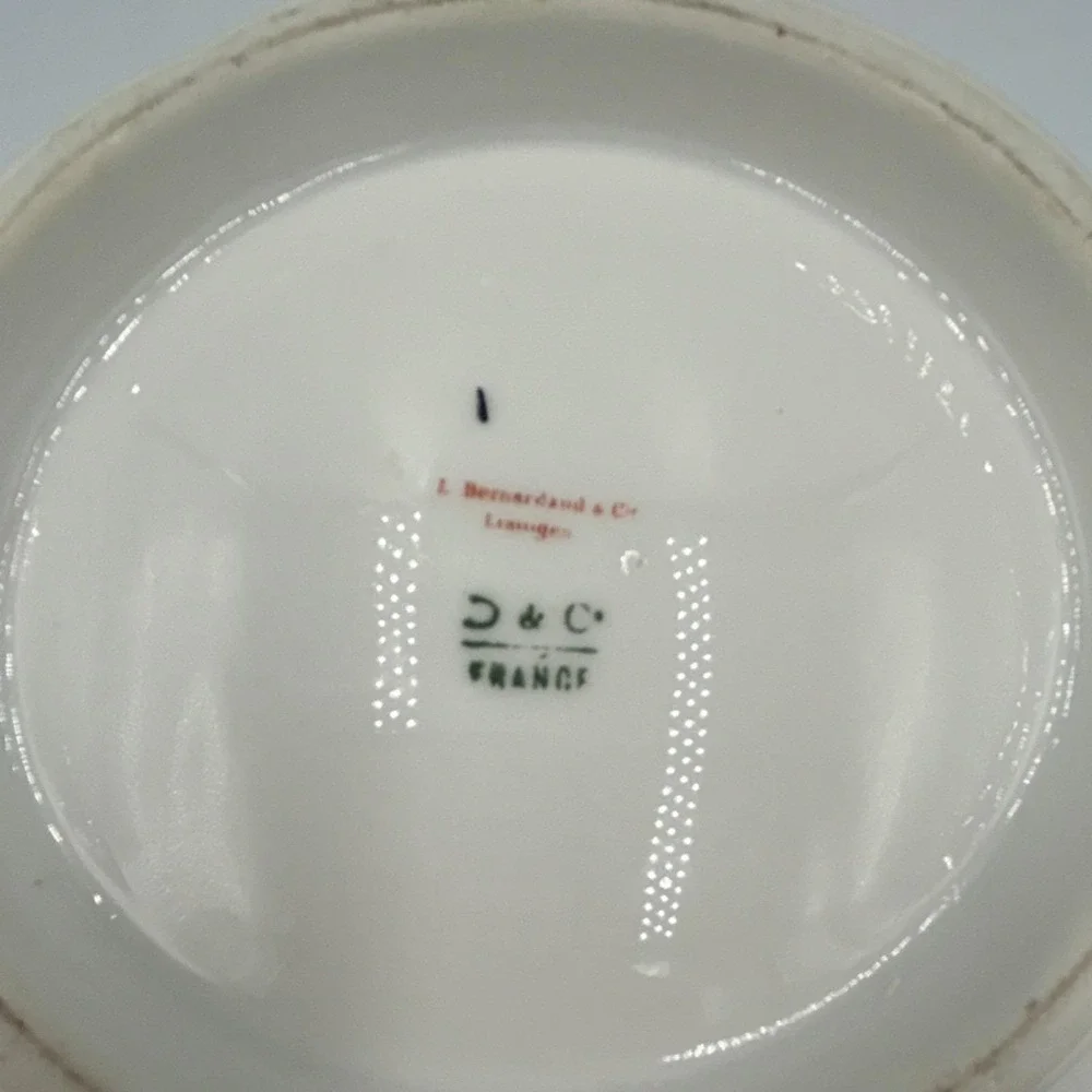 This is a Vintage L. Bernardaud & Co. Limoges porcelain serving dish.